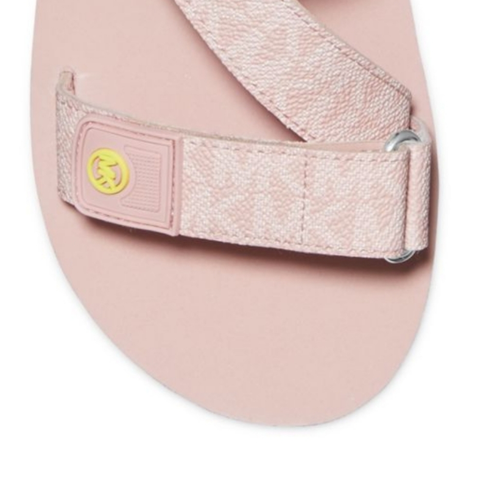 MICHAEL Michael Kors Oaklee Monogram Platform Sandals - Picture 2 of 4